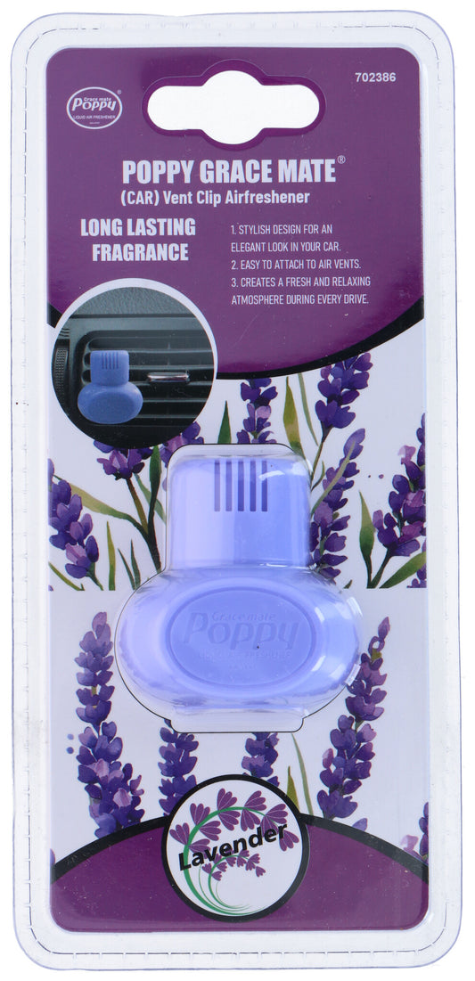 Gracemate Poppy Vent Air Freshener - Lavender