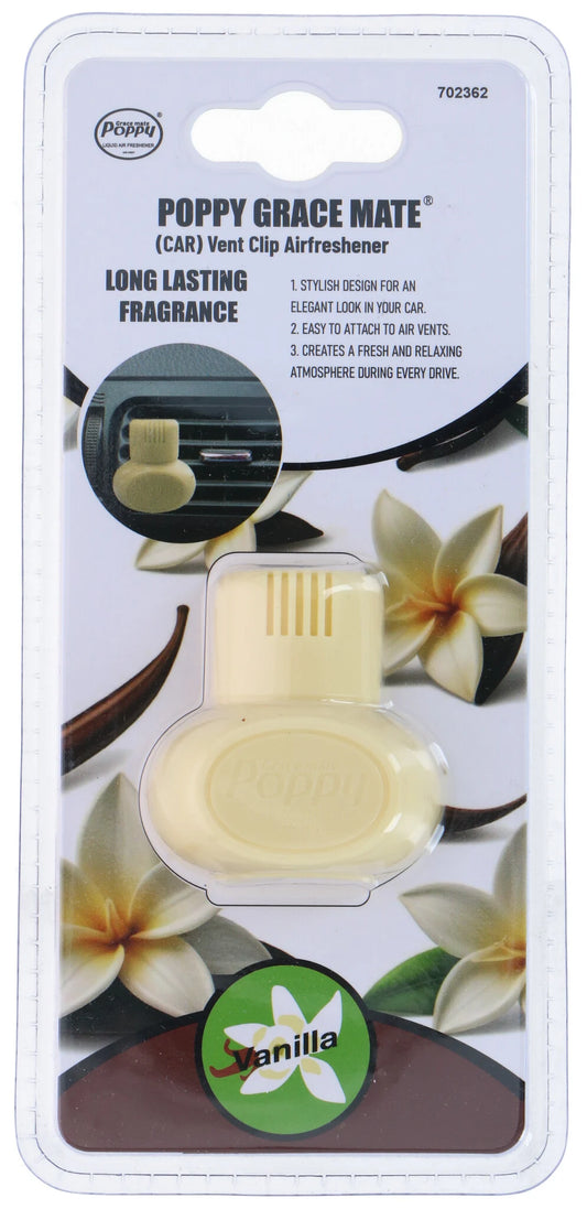 Gracemate Poppy Vent Air Freshener - Vanilla