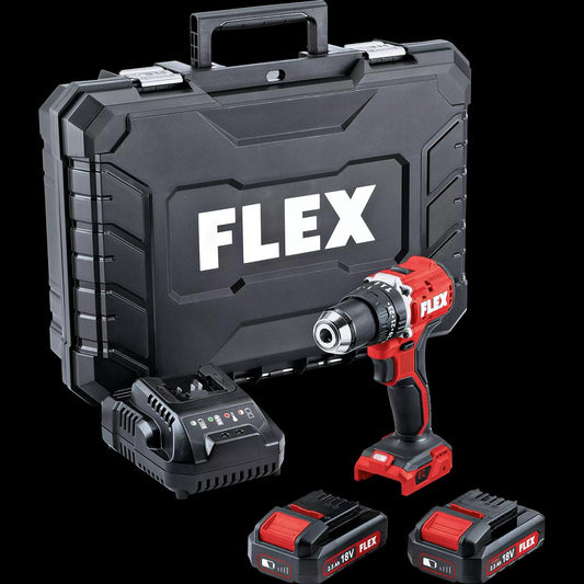 Flex Compact 2-speed cordless percussion drill 18.0 V (PD 2G 18.0-EC LD/2.5 Set)
