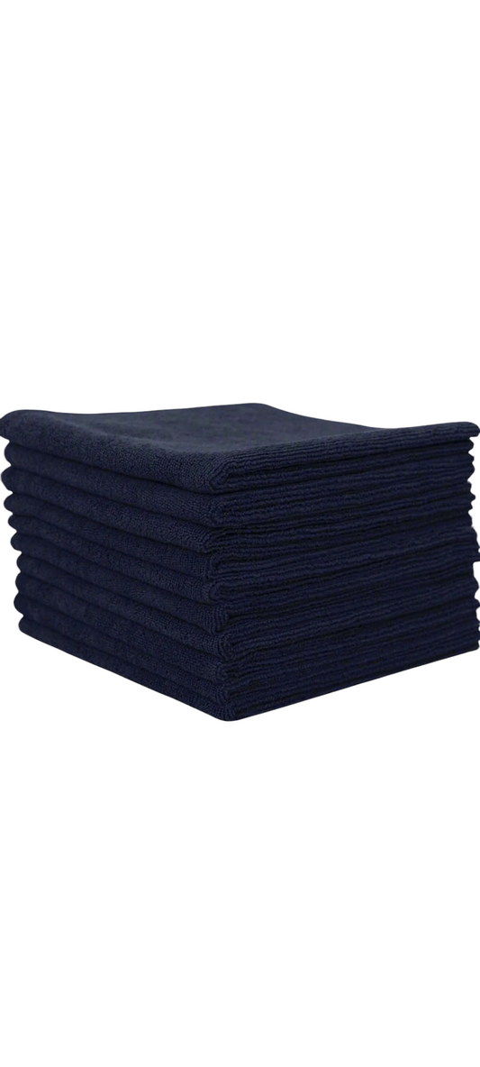 ELEMENTS XPERT Premium Edgeless Microfibre Cloth 300GSM- (Black) 10 Pack