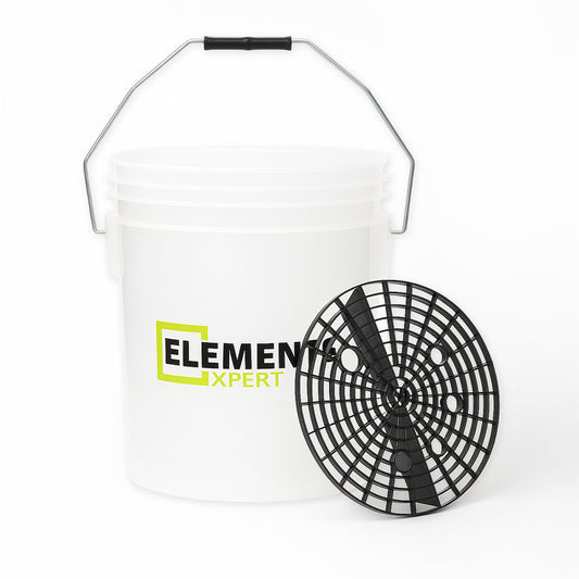 ELEMENTS XPERT Detailing Bucket and Grit Guard (Transparent)
