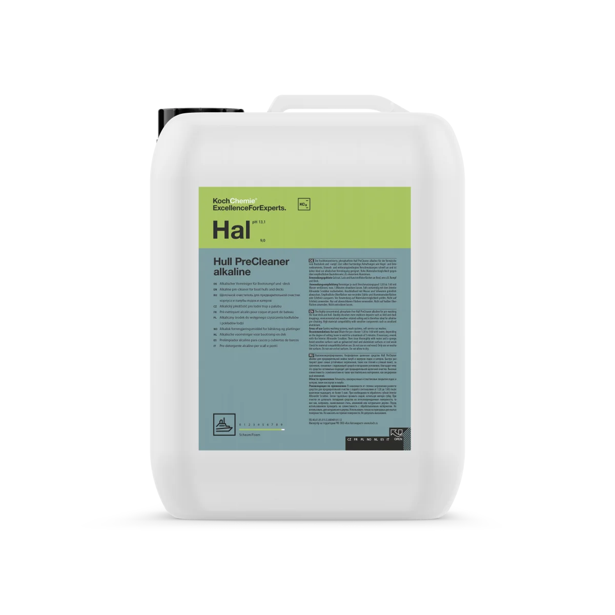 Koch Chemie Marine (Hal) Hull Alkaline Pre Cleaner 10L Koch Chemie Marine (Hal) Hull Alkaline Pre Cleaner 10L