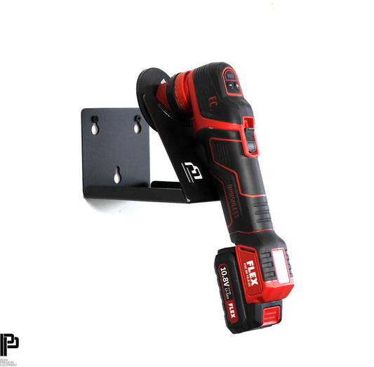 Poka Premium Hanger for a small polishing machine with a convenient shelf for batteries