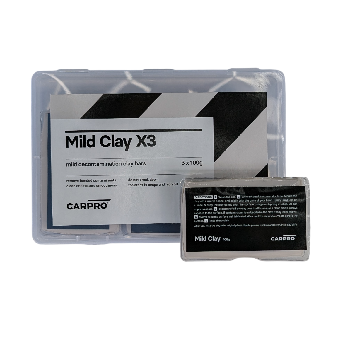 CarPro Clay bar Mild 3 Pack