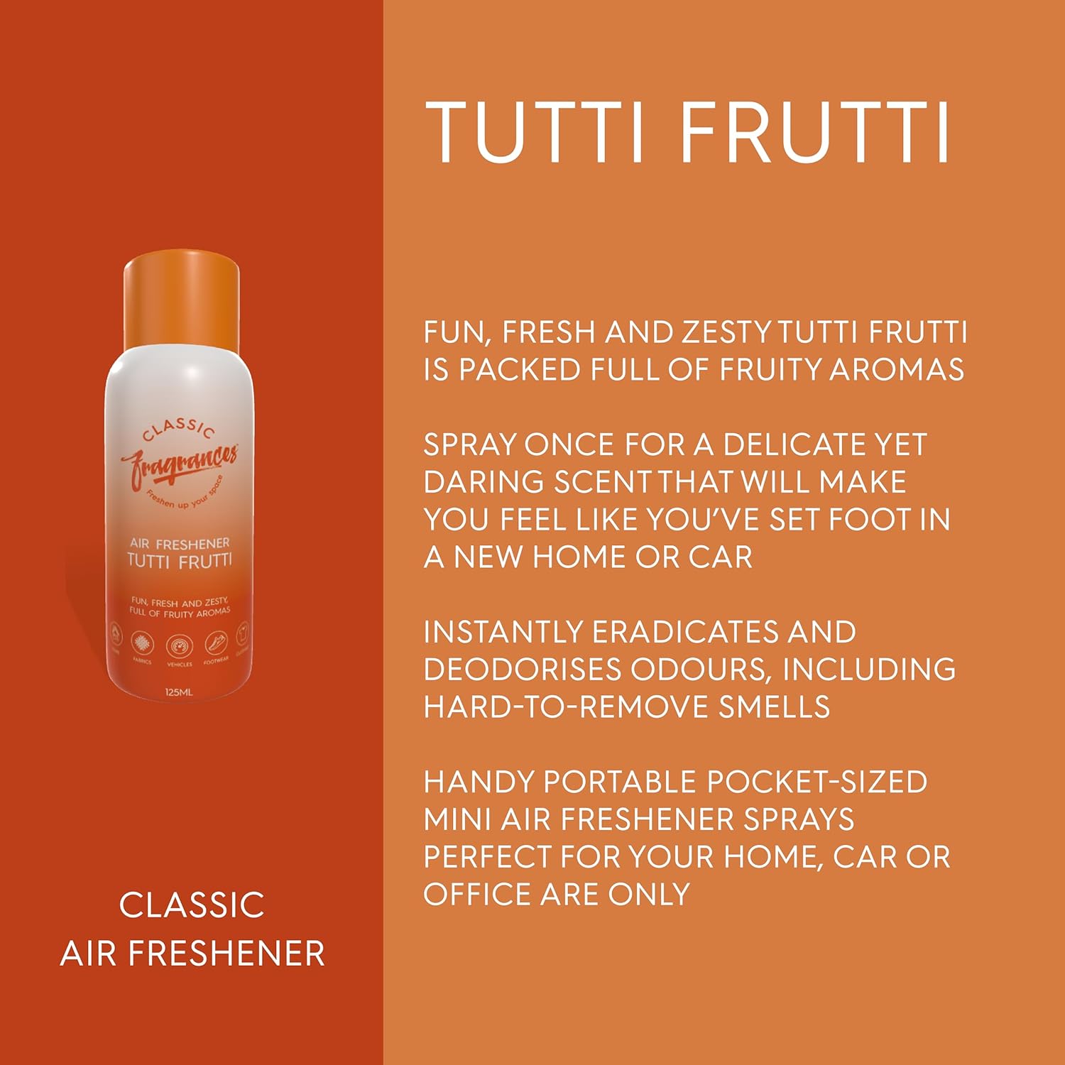 Designer Fragrance Tutti Fruity Mist (125ml)