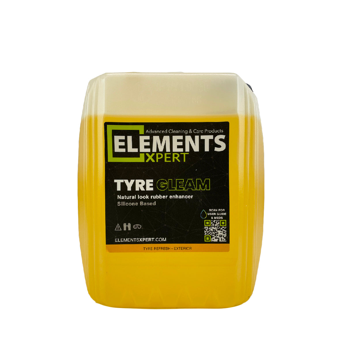 ELEMENTS XPERT Tyre Gleam - Rubber Enhancer - Silicone Based (5L)