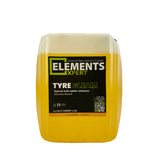 ELEMENTS XPERT Tyre Gleam - Rubber Enhancer - Silicone Based (5L)