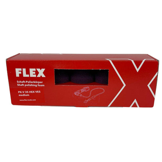 Flex PK-V 35 HEX VE5 Polishing Sponge Purple 5pk