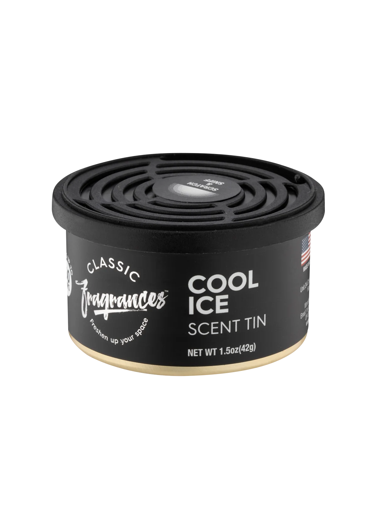 Designer Fragrance Cool Ice Tin Air Freshener