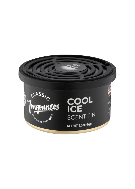 Designer Fragrance Cool Ice Tin Air Freshener