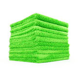 The Rag Company Creature Edgeless Microfiber Towel - 10 Pack (Lime Green)