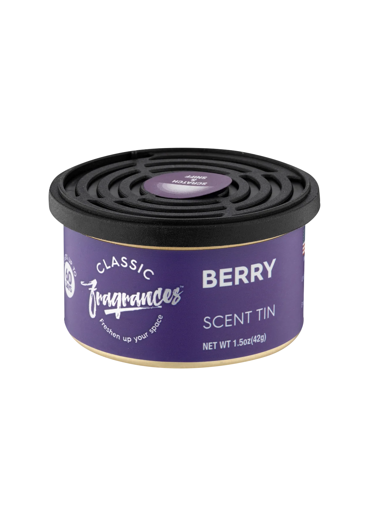 Designer Fragrance Berry Tin Air Freshener