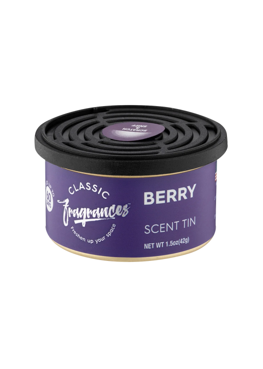 Designer Fragrance Berry Tin Air Freshener