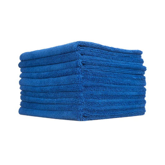 The Rag Company Edgeless 365 Premium Microfiber Terry Detailing Towel - 10 Pack Royal Blue