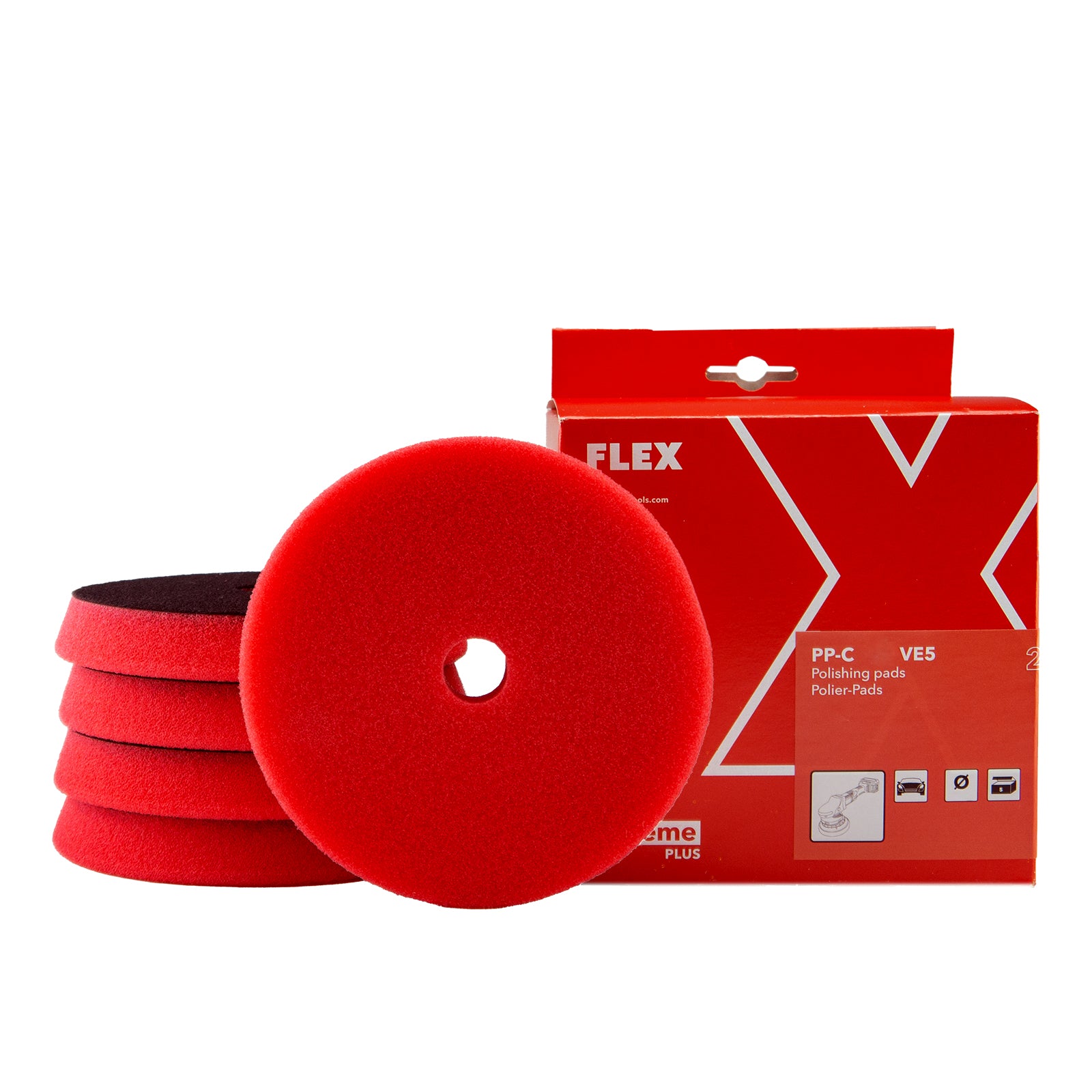 Flex PP-C 150 VE5 Heavy Cut Pad 150mm (6") 5pk