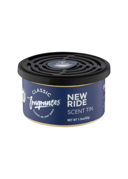 Designer Fragrance New Ride Tin Air Freshener