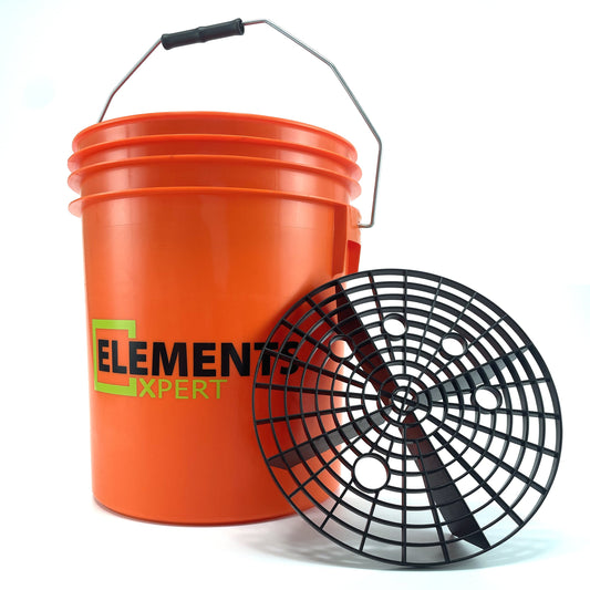 ELEMENTS XPERT Detailing Bucket and Grit Guard (Orange)