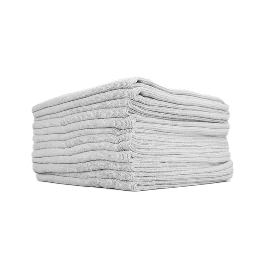 The Rag Company Edgeless PEARL 41 x 41cm Microfiber Ceramic Coating Towel ice Grey - 12 Pack