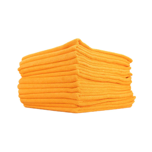 The Rag Company Edgeless PEARL 41 x 41cm Microfiber Ceramic Coating Towel Orange - 12 Pack