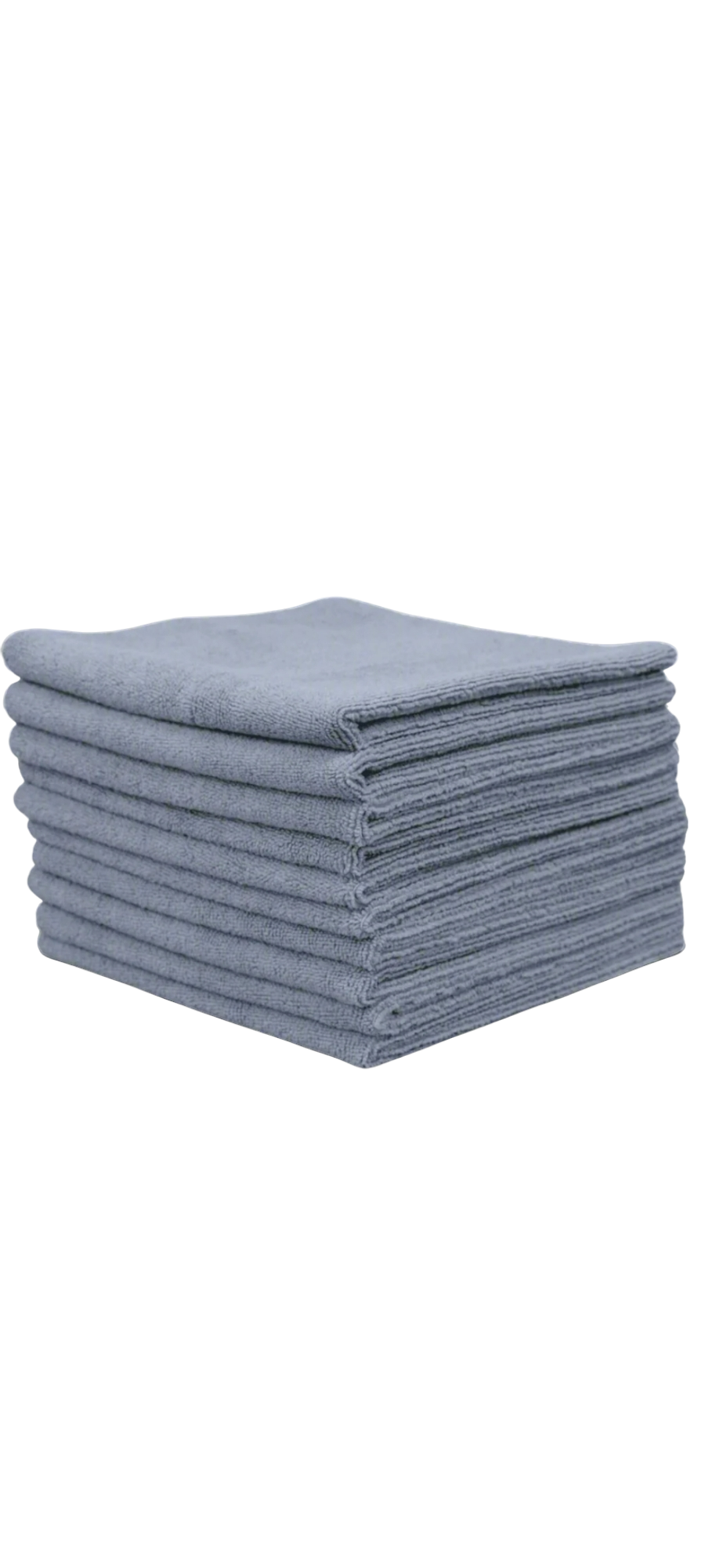 ELEMENTS Premium Edgeless Microfibre 300GSM- (Grey) 10 Pack