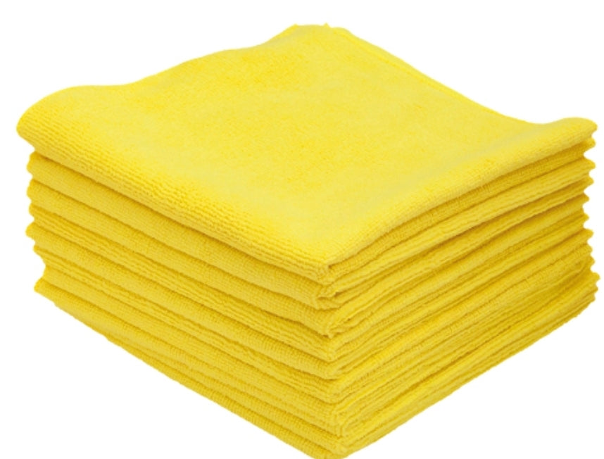 ELEMENTS XPERT Microfibre Cloths (Yellow - 10 PACK