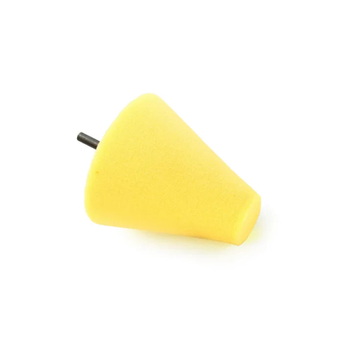 ShineMate Foam Polishing Cone - Yellow Heavy Cutting