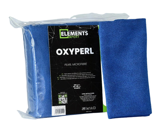 Elements Xpert OXYPERL | Pearl Edgeless Microfibre | Navy | 10 Pack