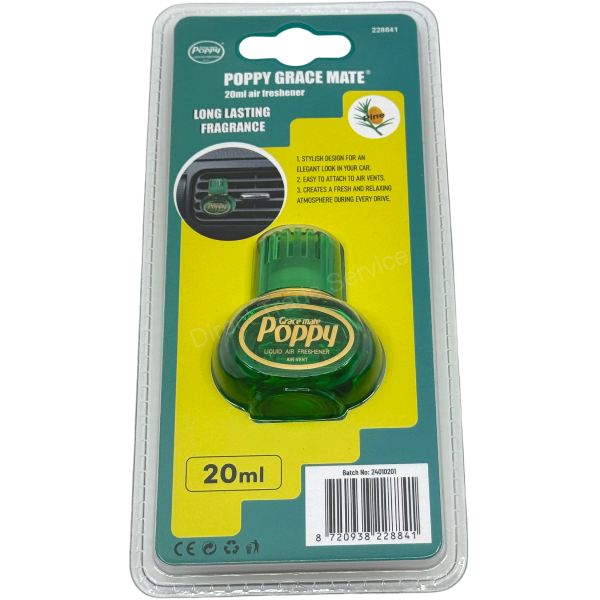 Poppy Air Freshener 20 ml AC Bottle