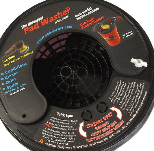 Grit Guard Pad Washer with Pad Renewing Solution