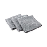 The Rag Company Wrinkle Glass Towel: Dual-Texture 40x40cm Streak-Free Glass Towel 3Pk