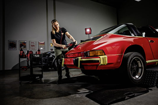 Flex PE 2 14-EC C Rotary polisher  (With 6" Backing Plate) (New Gen)