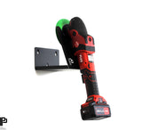 Poka Premium Hanger for one polishing machine with a shelf for batteries