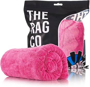 The Rag Company Liquid8r M22 - Drying Towel Pink (2200Gsm 51x51cm)