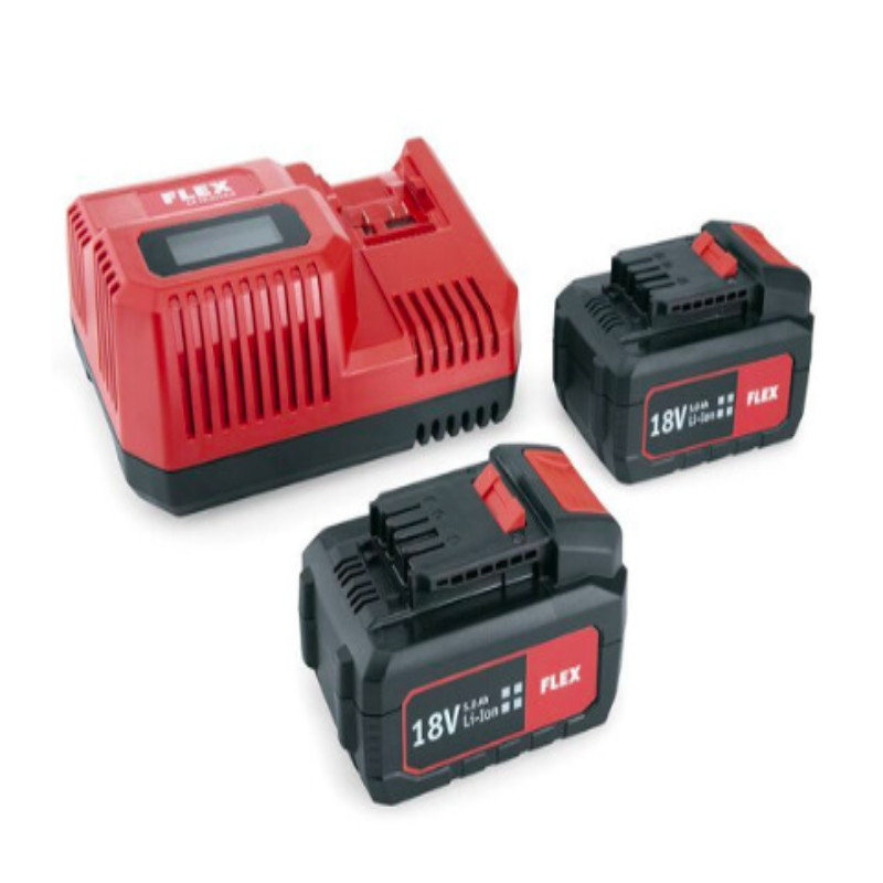 FLEX CHARGER PLUS 2 X 5AH BATTERIES (P-Set 55 R)